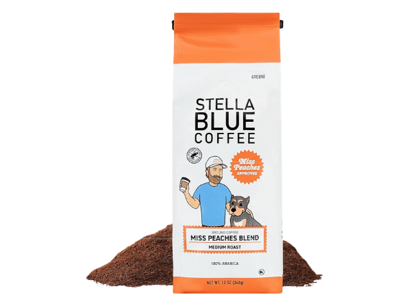 Stella Blue Ground Coffee, Miss Peaches Blend