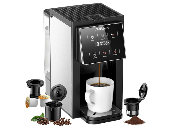 AIRMSEN Grind & Brew Coffee Maker