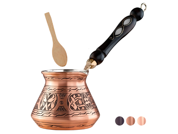 BCS Copper Coffee Pot
