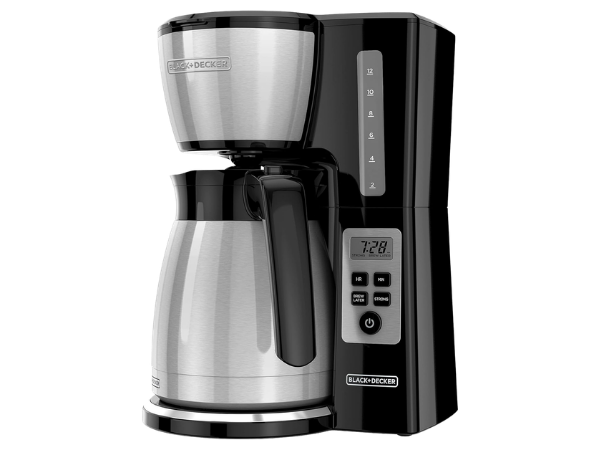 BLACK+DECKER 12‑Cup Thermal Programmable Coffee Maker