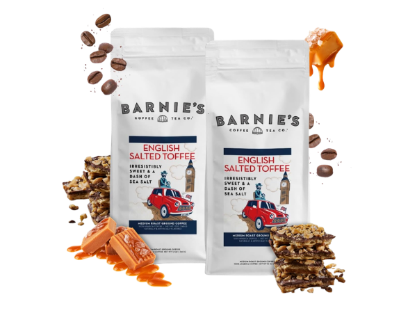 Barnie’s Coffee English Salted Toffee Ground Coffee