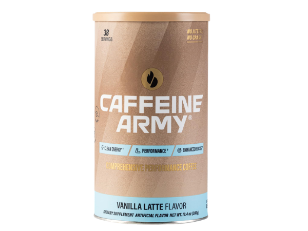 CAFFEINE ARMY Vanilla Latte Functional Coffee with Collagen Peptides