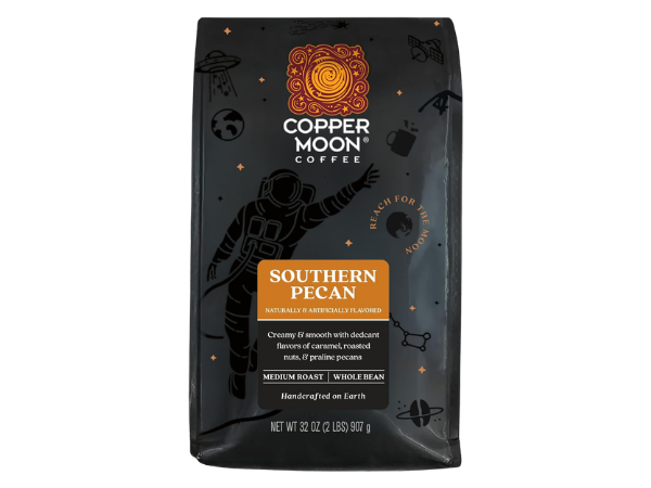 Copper Moon Whole Bean Coffee - Southern Pecan Blend