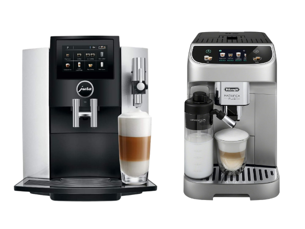 Jura S8 vs DeLonghi Magnifica Plus