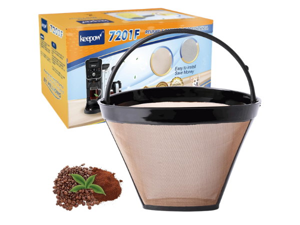 KEEPOW Reusable Coffee Filter Replacement 8–12 Cup