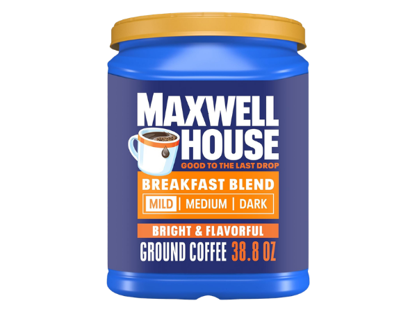 Maxwell House Breakfast Blend Mild Roast Ground Coffee