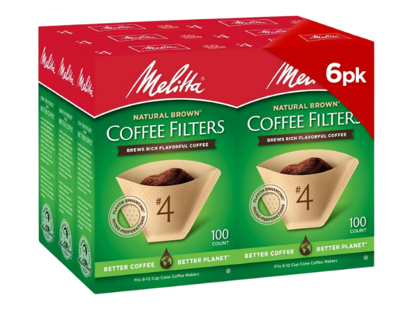 Melitta #4 Cone Coffee Filters