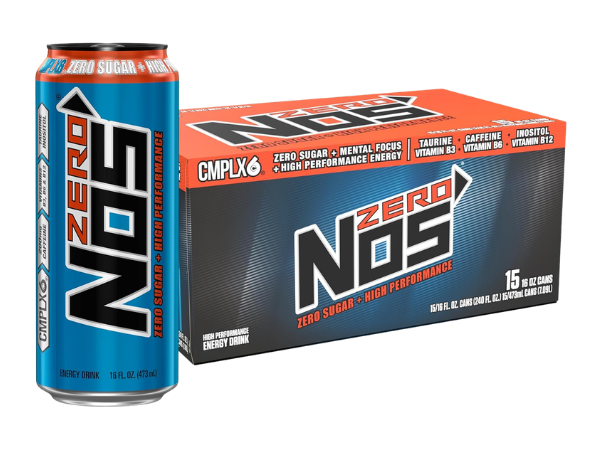 NOS Zero Sugar High Performance Energy Drink