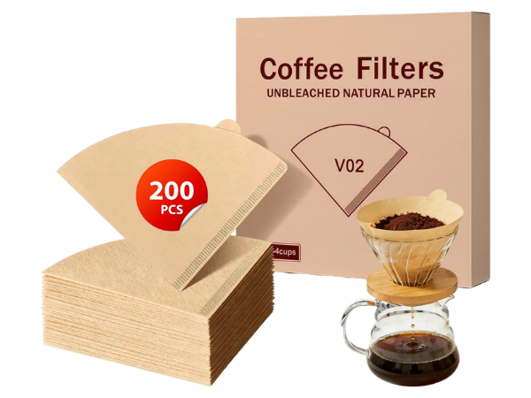 POXXU Premium Unbleached Coffee Filters