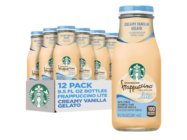 Starbucks Frappuccino Lite, Creamy Vanilla Gelato