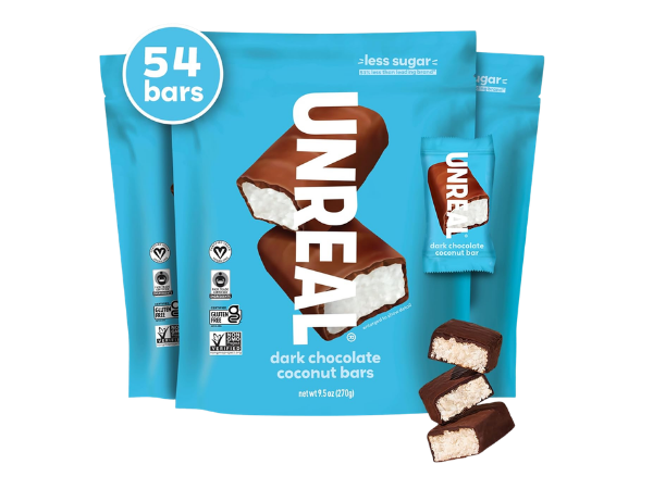 Unreal Dark Chocolate Coconut Bars