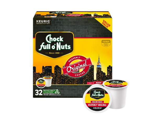 Chock Full o' Nuts Heavenly Original Keurig K‑Cup Pods