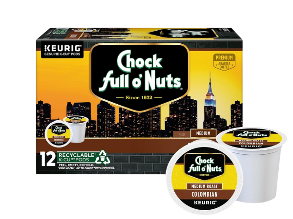 Chock Full o' Nuts Colombian Keurig K‑Cup Pods