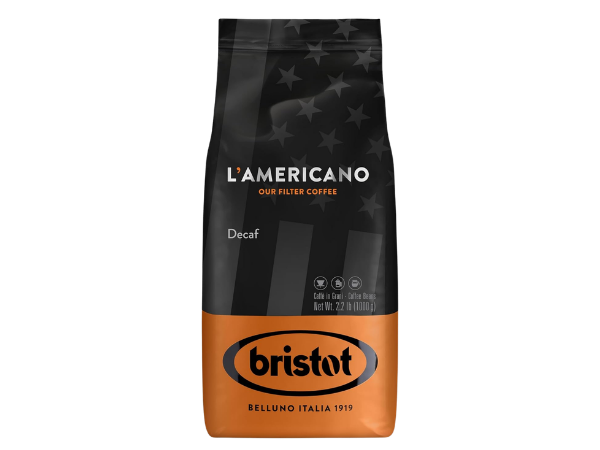 Bristot L’Americano Decaf Filter Coffee – Decaf Ground Coffee