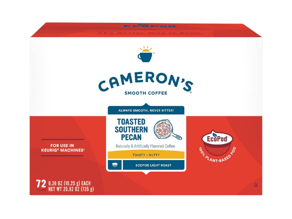 Cameron's Coffee K‑Cup Coffee Pods – Toasted Southern Pecan