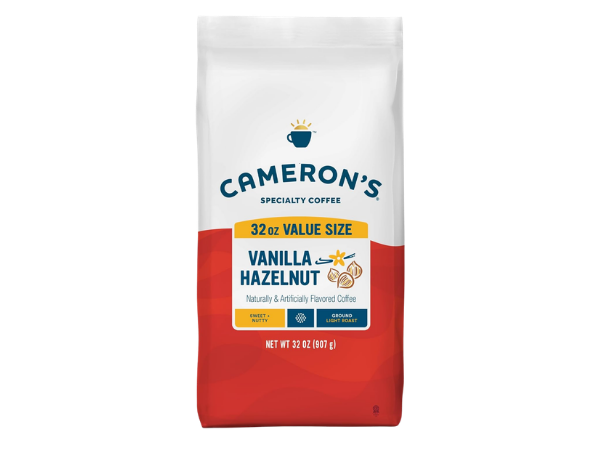 Cameron's Coffee Roasted Ground Coffee – Vanilla Hazelnut
