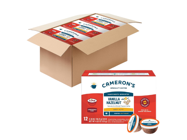 Cameron's Coffee Single Serve Pods – Vanilla Hazelnut