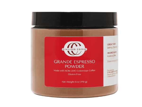 Civilized Coffee Grande Espresso Powder for Baking & Desserts