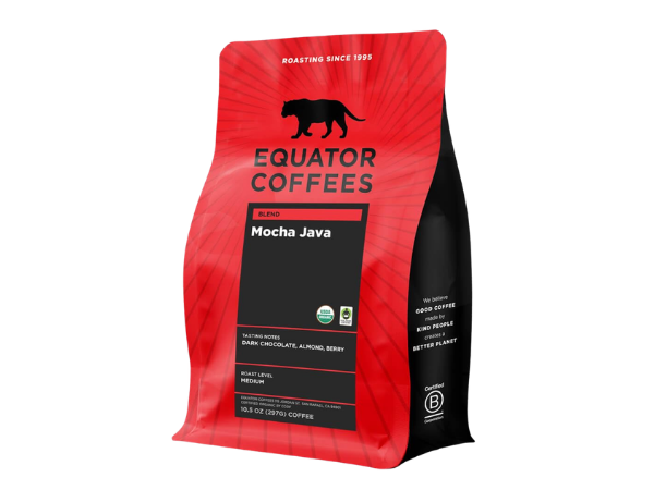 Equator Coffees – Mocha Java Blend, Medium Dark Roast