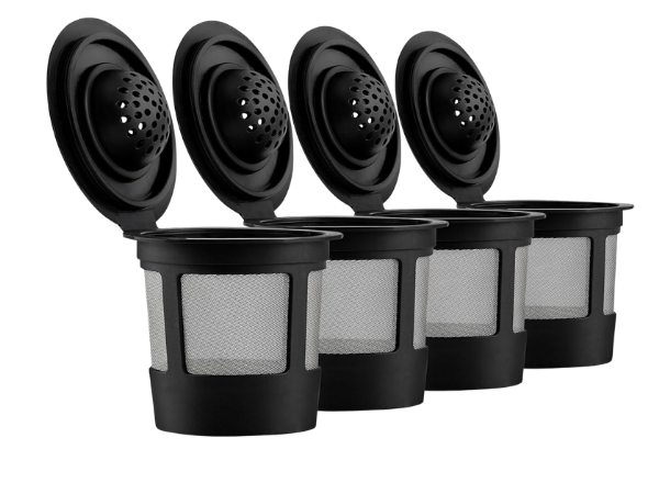GoodCups – 4 Black Reusable K Cups
