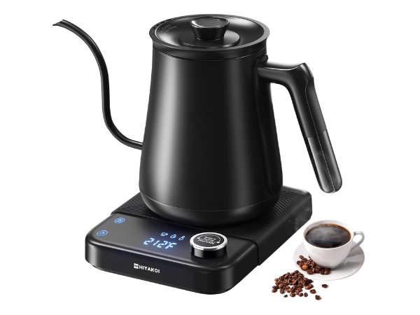 HIYAKOI Gooseneck Electric Kettle
