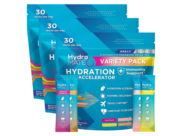 HydroMATE Electrolyte Powder Variety Pack
