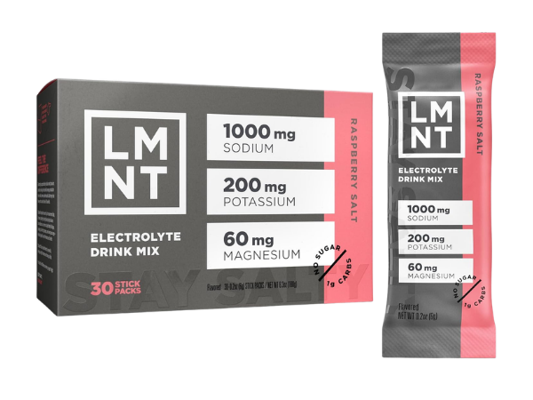 LMNT Zero Sugar Electrolytes – Raspberry Salt