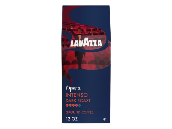 Lavazza Opera Intenso Ground Coffee, Dark Roast