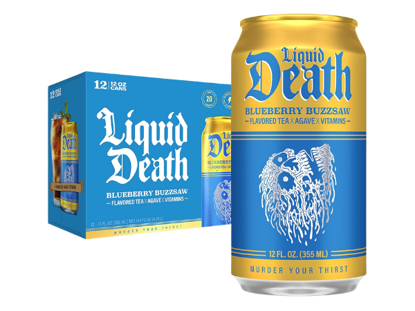 Liquid Death Iced Tea – Blueberry Buzzsaw