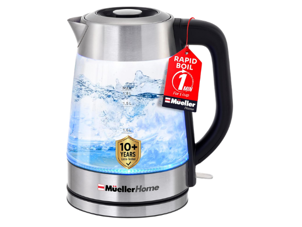 MUELLER HOME Rapid Boil Electric Tea Kettle