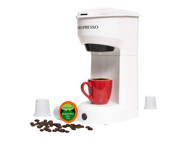 Mixpresso 2‑in‑1 Single Serve Coffee Maker