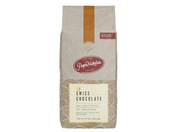 PapaNicholas Coffee Whole Bean Coffee, Swiss Chocolate