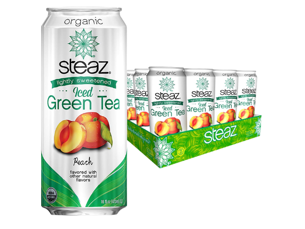 Steaz Organic Green Tea - Peach