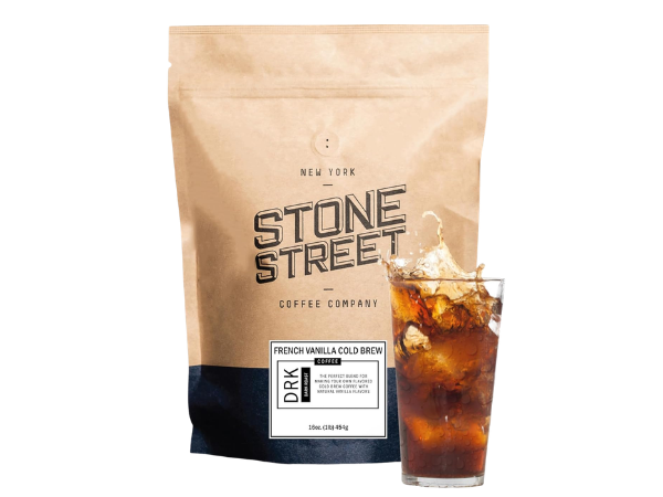 Stone Street Cold Brew Natural French Vanilla Flavor, Dark Roast