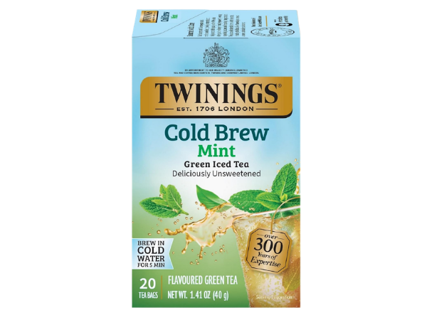 Twinings Cold Brewed Iced Tea - Mint Flavored Green Tea