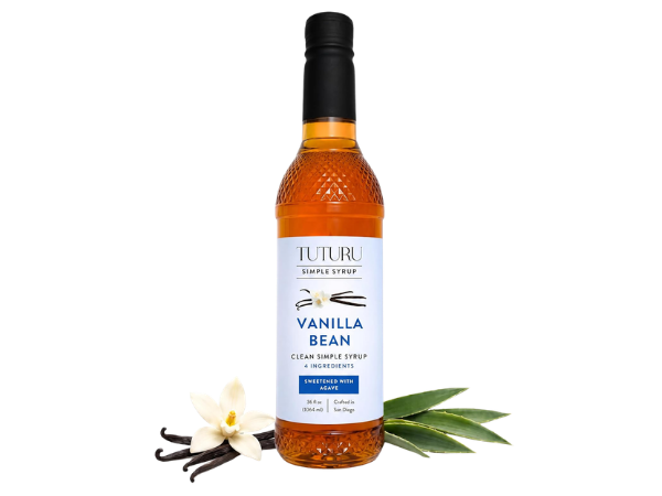 Vanilla Bean Agave Simple Syrup for Coffee