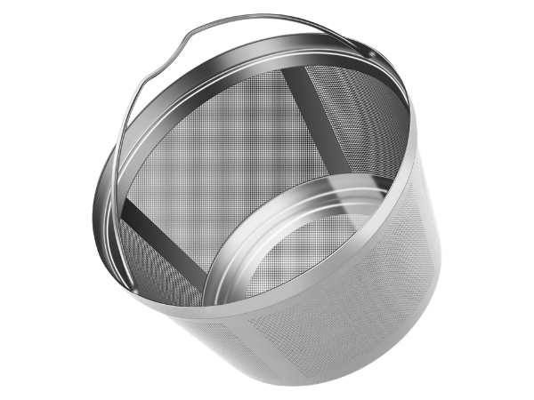 YEOSEN Stainless Steel Reusable Coffee Filter Basket (8–12 Cup)