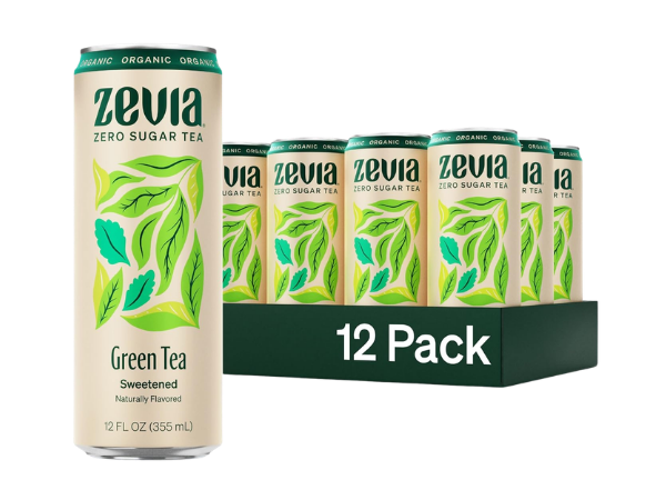 Zevia Zero Sugar Tea, Green Tea