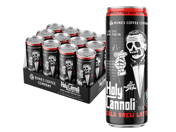 Bones Coffee Company Holy Cannoli Latte Baked Cannoli Flavored Coffee