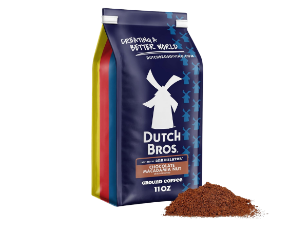 Dutch Bros Chocolate Macadamia Nut Flavored Ground Coffee