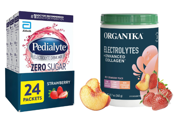 Electrolyte Powders Made with Real Fruit