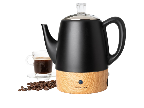 Mixpresso 4‑Cup Electric Percolator Coffee Pot