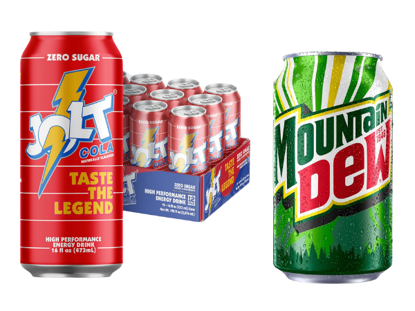Mountain Dew vs. Jolt Which Has More Caffeine