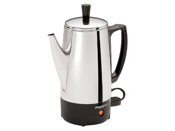 Presto 02822 Stainless Steel 6‑Cup Electric Coffee Percolator