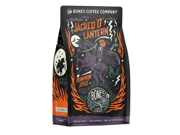 Bones Coffee Company Jacked-O'-Lantern Pumpkin Spice Coffee