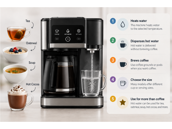 Coffee Makers with Hot Water Dispensers What They Are and How They Work