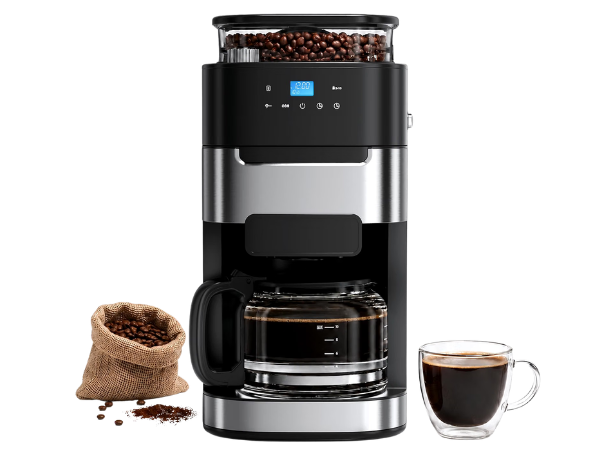 Electactic 10 Cup Coffee Maker with Grinder