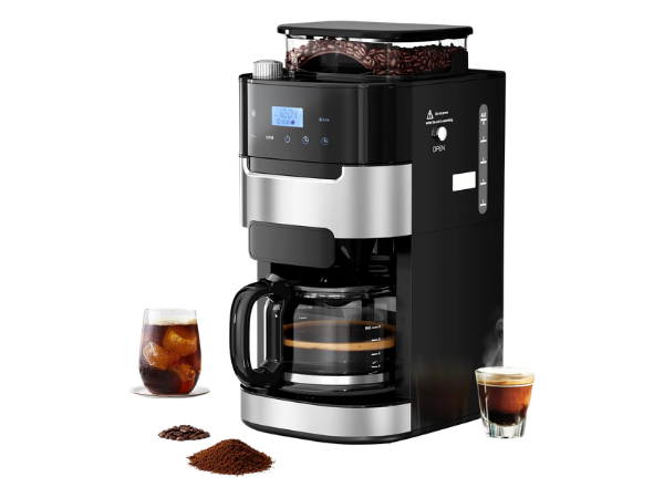 Havato Drip Coffee Maker with Built-In Grinder