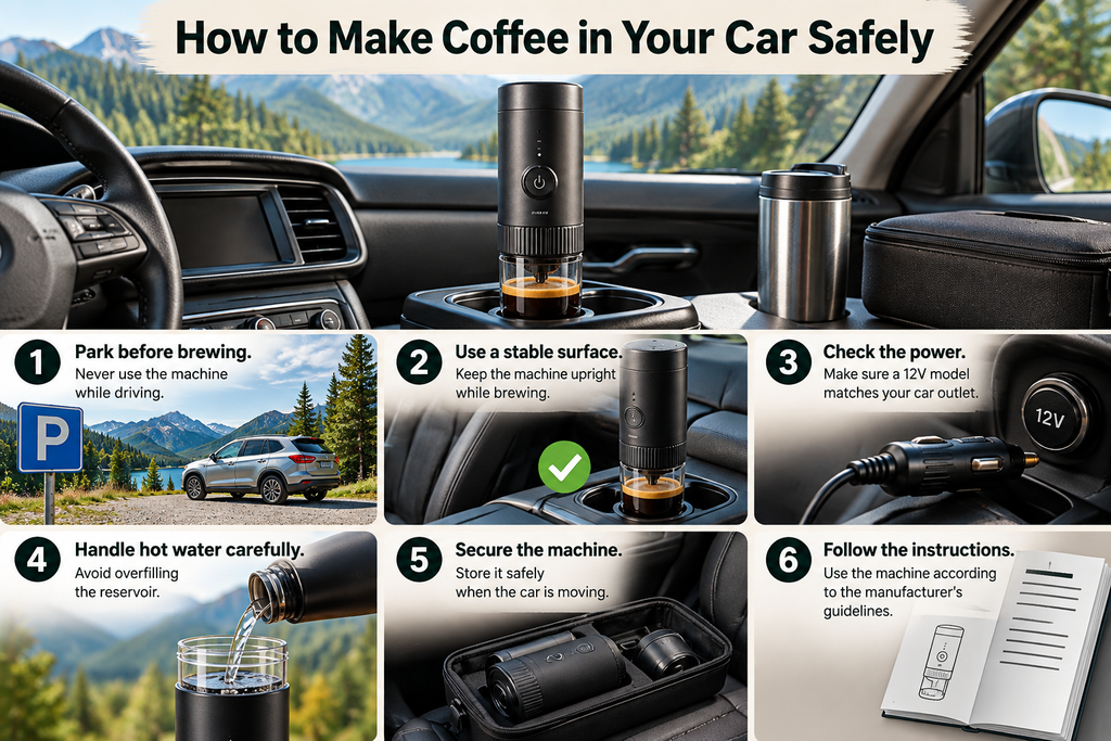 How to Make Coffee in Your Car Safely