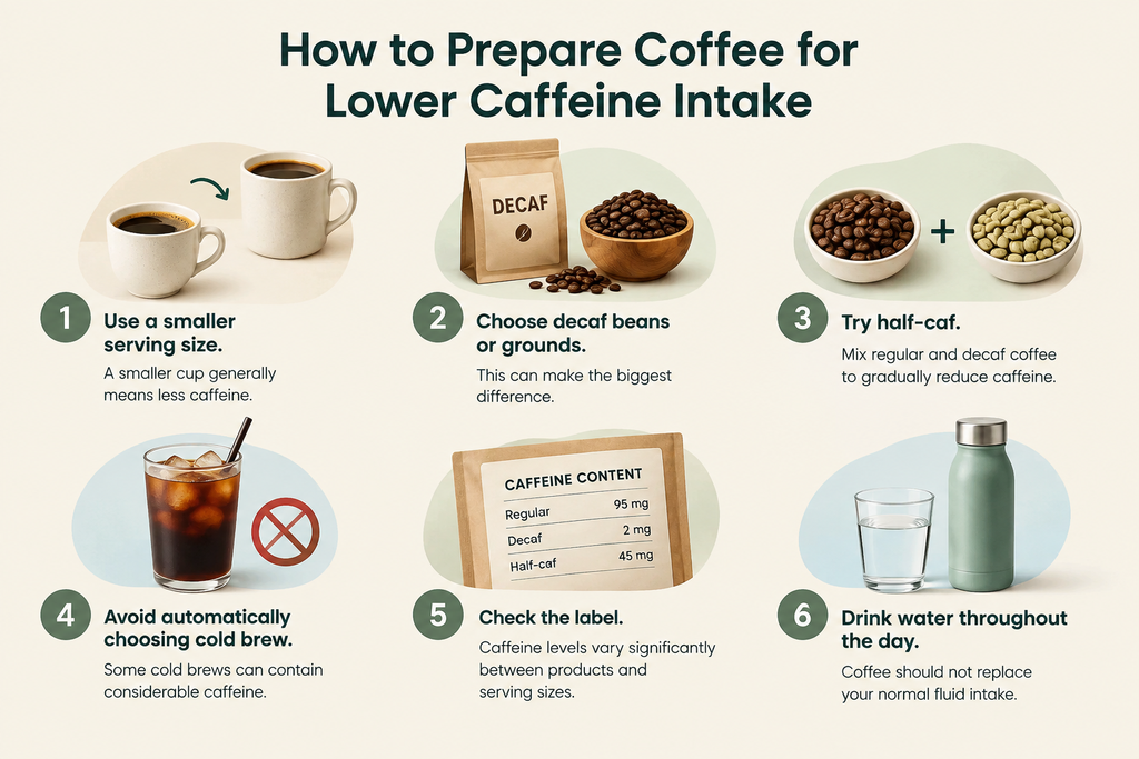 How to Prepare Coffee for Lower Caffeine Intake